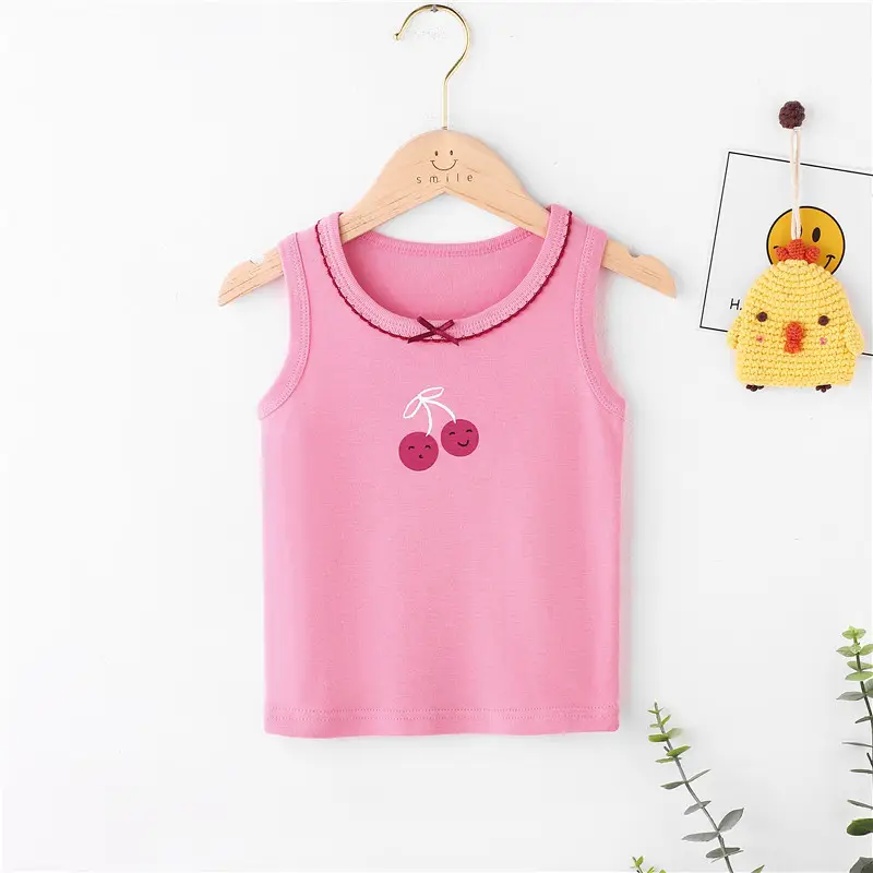 Girls Cotton Sling Vest I-Shape Summer New Baby - Image 18