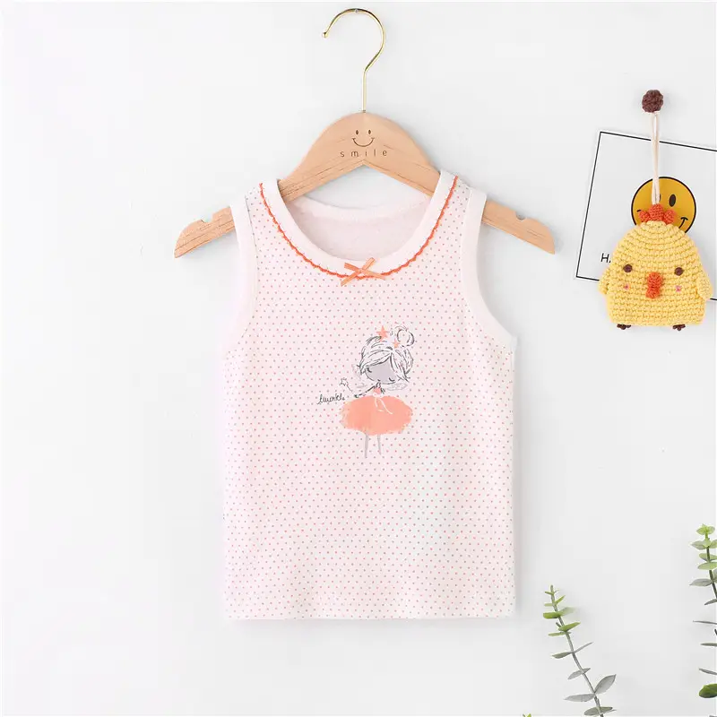 Girls Cotton Sling Vest I-Shape Summer New Baby - Image 20