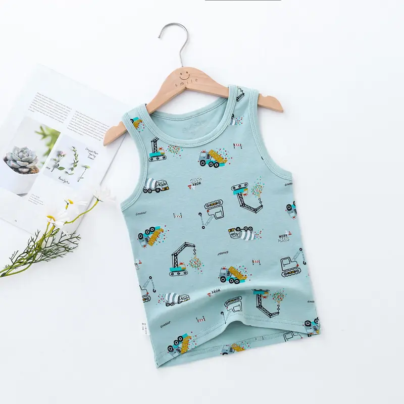 Girls Cotton Sling Vest I-Shape Summer New Baby - Image 23
