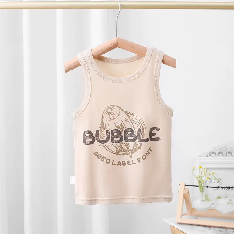 Girls Cotton Sling Vest I-Shape Summer New Baby - Image 34
