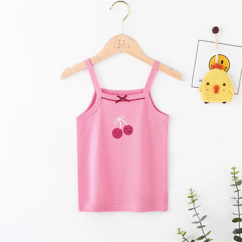 Girls Cotton Sling Vest I-Shape Summer New Baby - Image 4