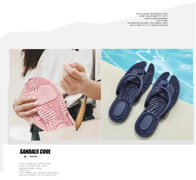EVA Foldable Travel Slippers White Large Size — feature 24