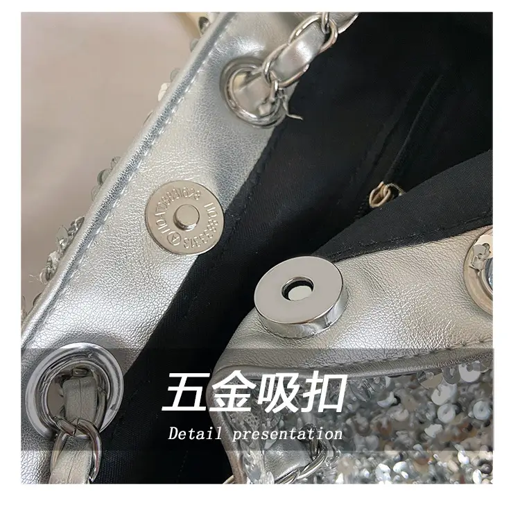 High-End Sequined Chain Shoulder Bag for Women — feature 16