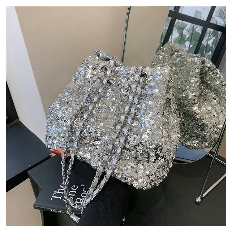 High-End Sequined Chain Shoulder Bag for Women — feature 19