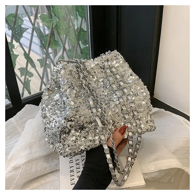 High-End Sequined Chain Shoulder Bag for Women — feature 20