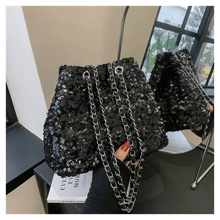 High-End Sequined Chain Shoulder Bag for Women — feature 23