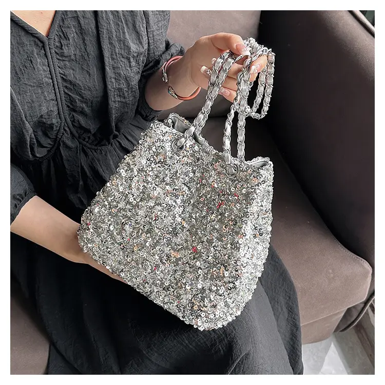High-End Sequined Chain Shoulder Bag for Women — feature 25