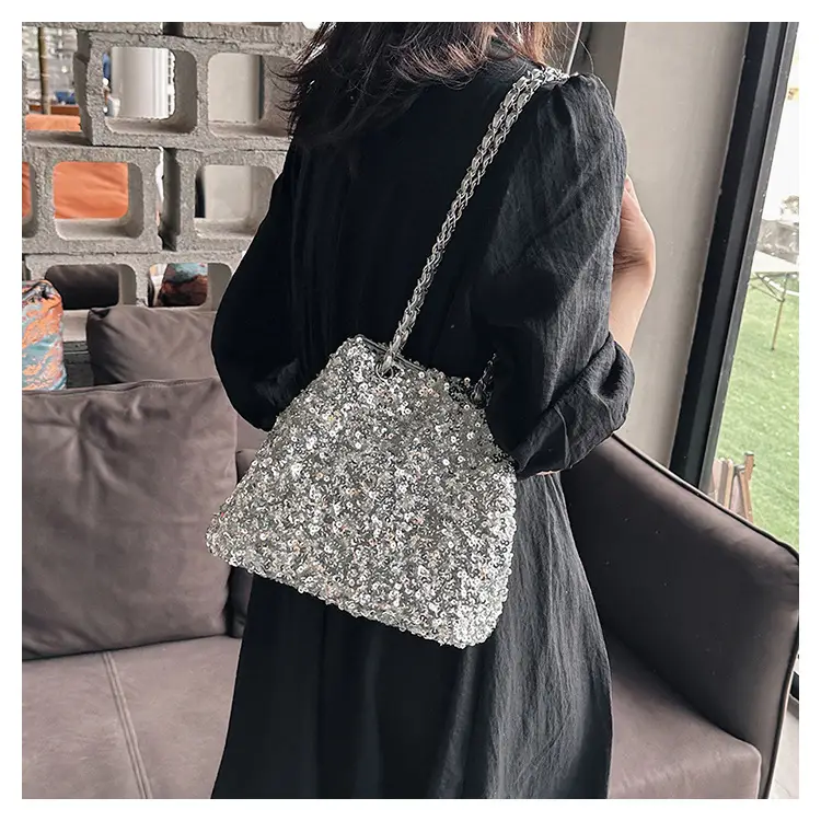 High-End Sequined Chain Shoulder Bag for Women — feature 26