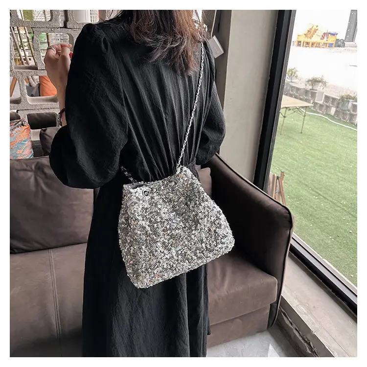 High-End Sequined Chain Shoulder Bag for Women — feature 27
