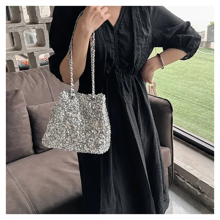 High-End Sequined Chain Shoulder Bag for Women — feature 28