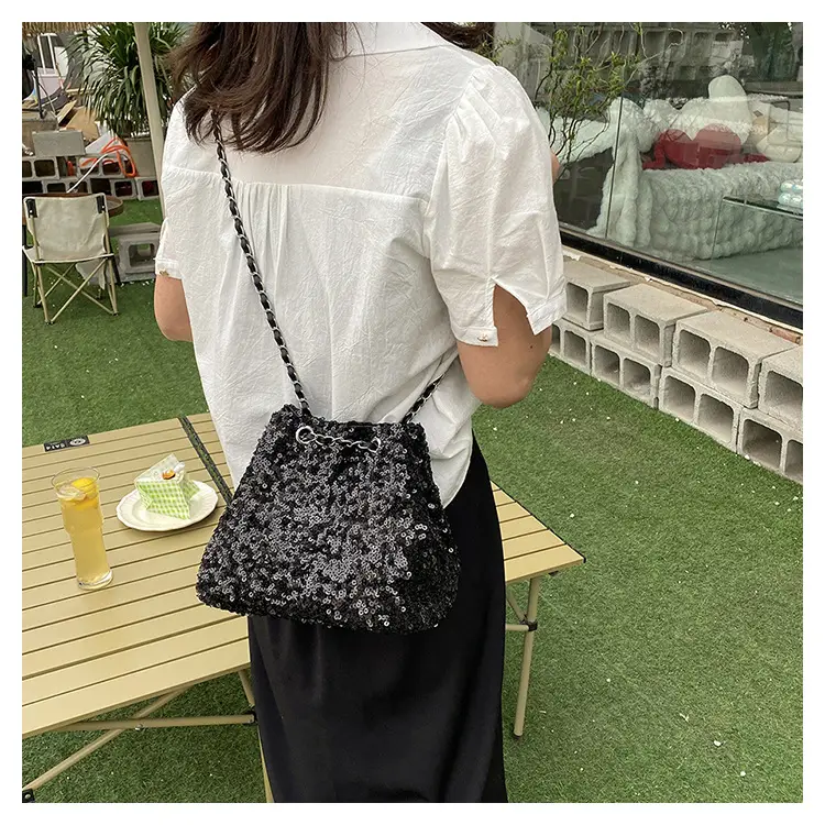 High-End Sequined Chain Shoulder Bag for Women — feature 29