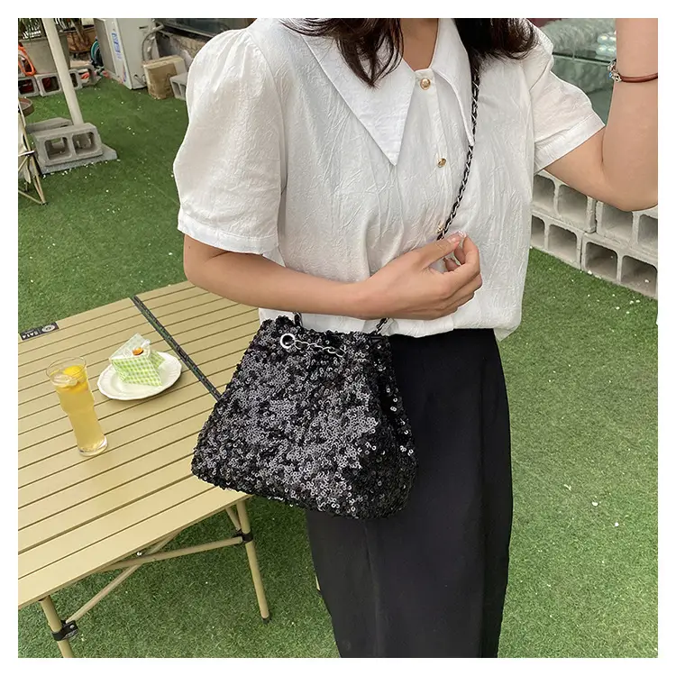 High-End Sequined Chain Shoulder Bag for Women — feature 33