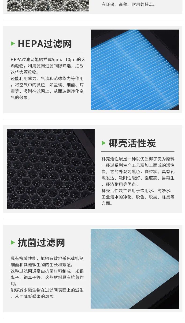 Suitable for Toyota Vios car air conditioning filter activated carbon N95 grade car air conditioning filter original size — feature 3