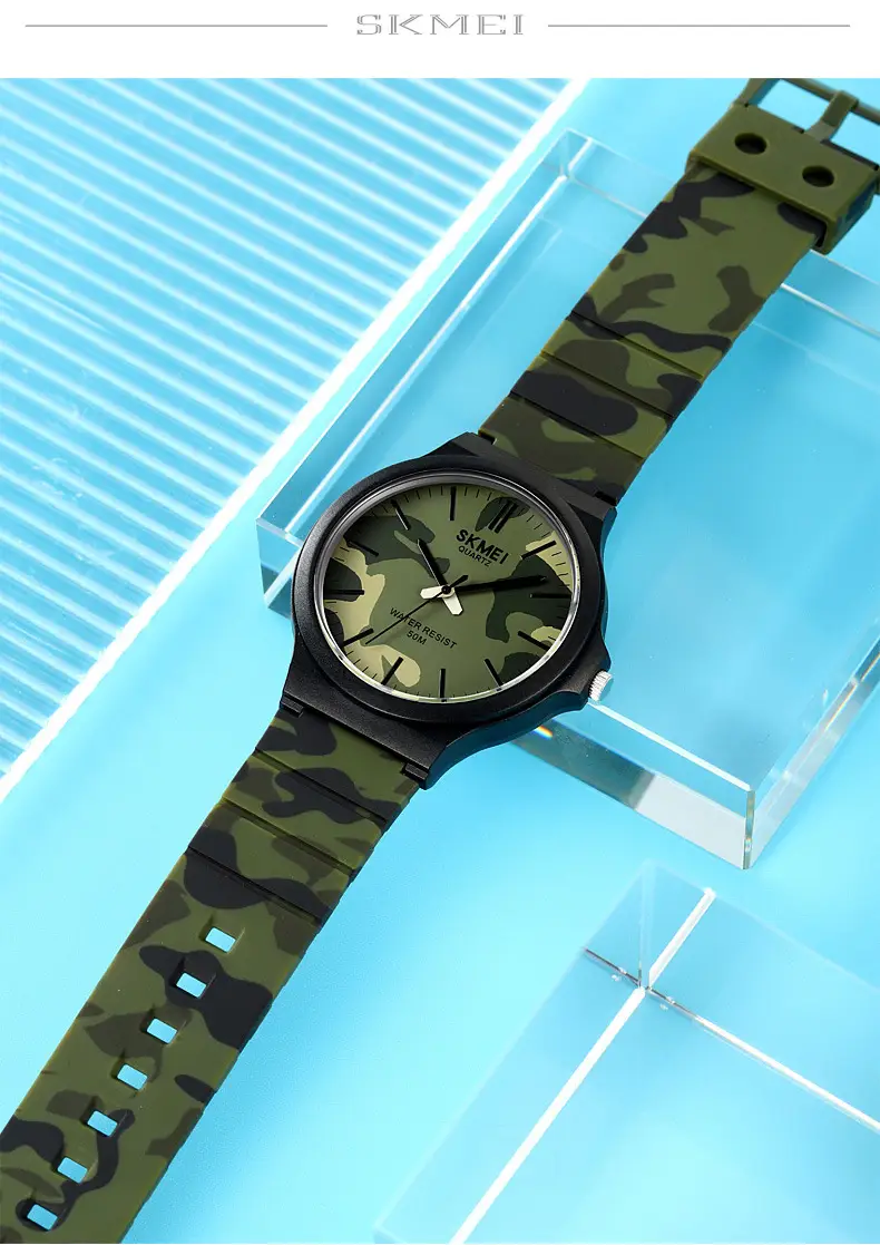 Skmei Black White Water Resistant Quartz Watch for Men Women — feature 22