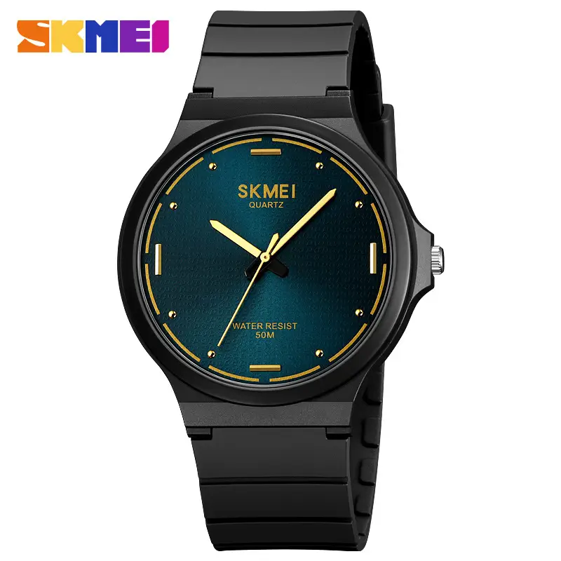 Skmei Black White Water Resistant Quartz Watch for Men Women