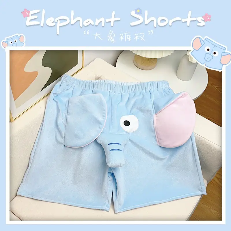 Retractable Chicken Shorts Girls Yellow Summer