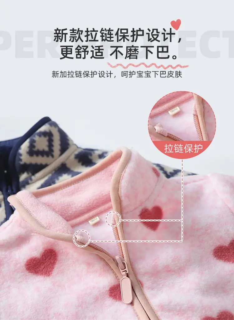 2025 New Baby Fleece Jacket Bear Print Long Sleeve — feature 8