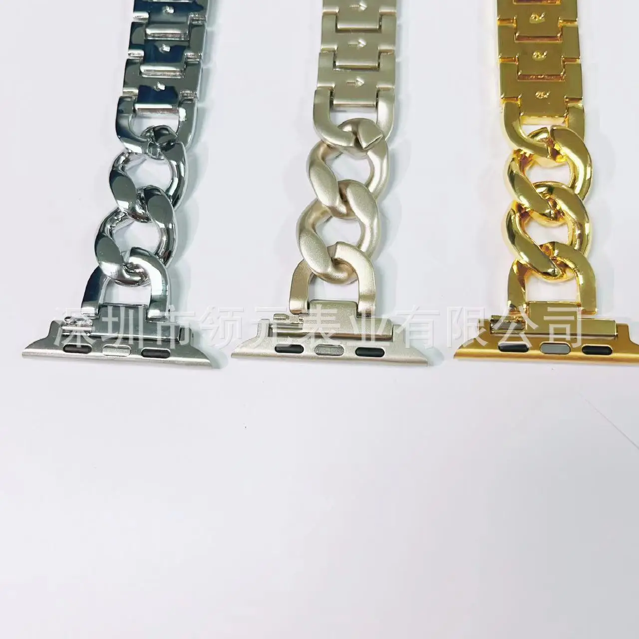 Apple Watch Strap Single Ring Metal Cowboy Chain — feature 6