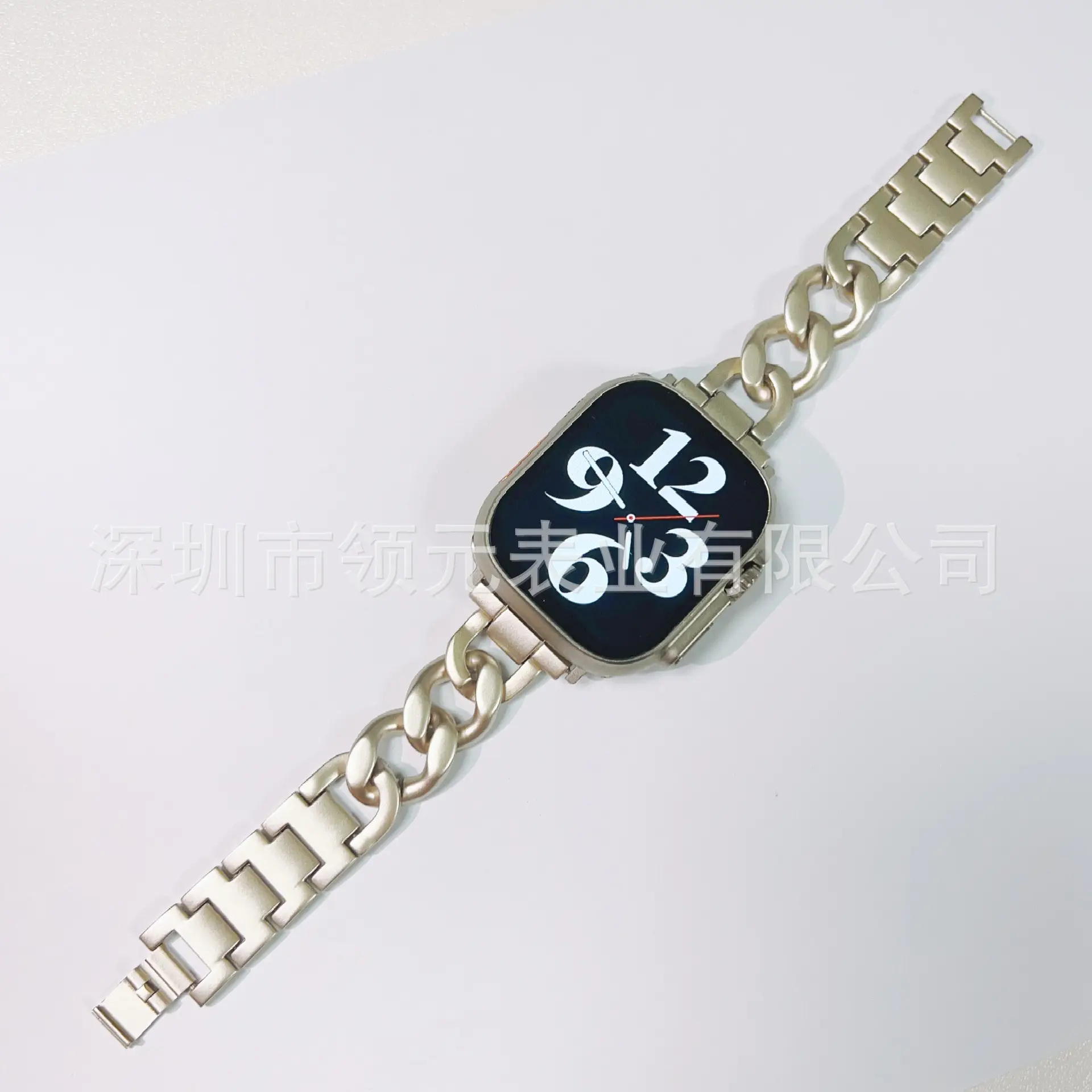 Apple Watch Strap Single Ring Metal Cowboy Chain — feature 9