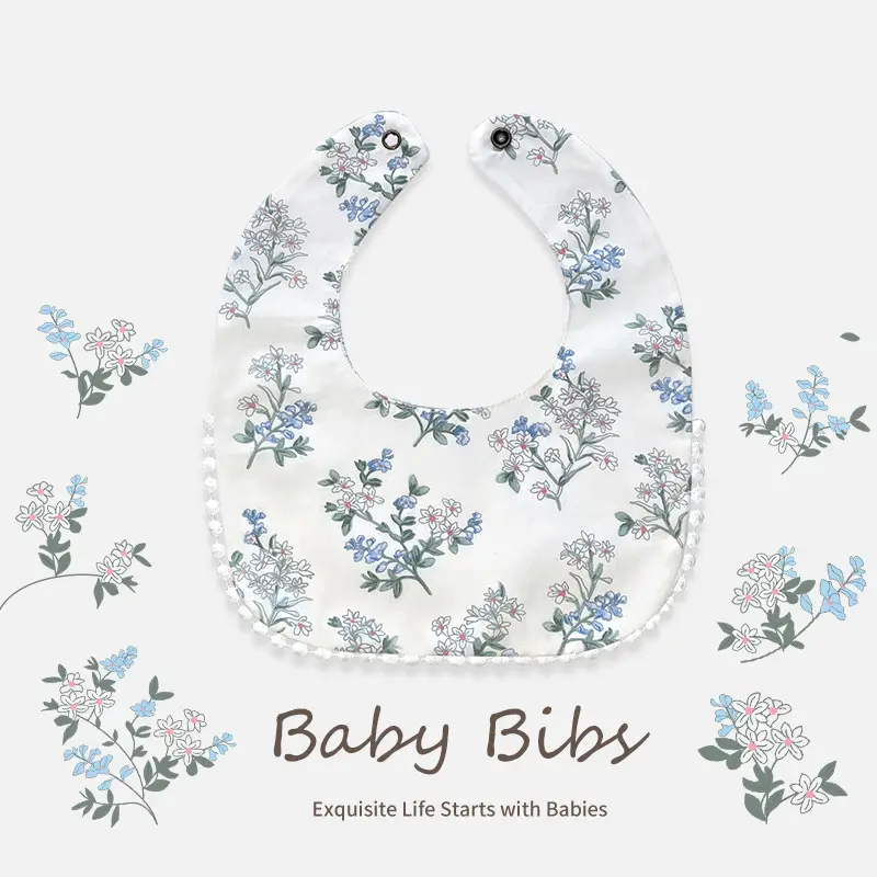 Baby Bibs Cotton Waterproof Newborn Maternal Supplies - Image 13