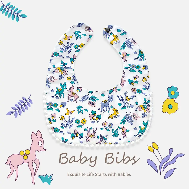 Baby Bibs Cotton Waterproof Newborn Maternal Supplies - Image 14