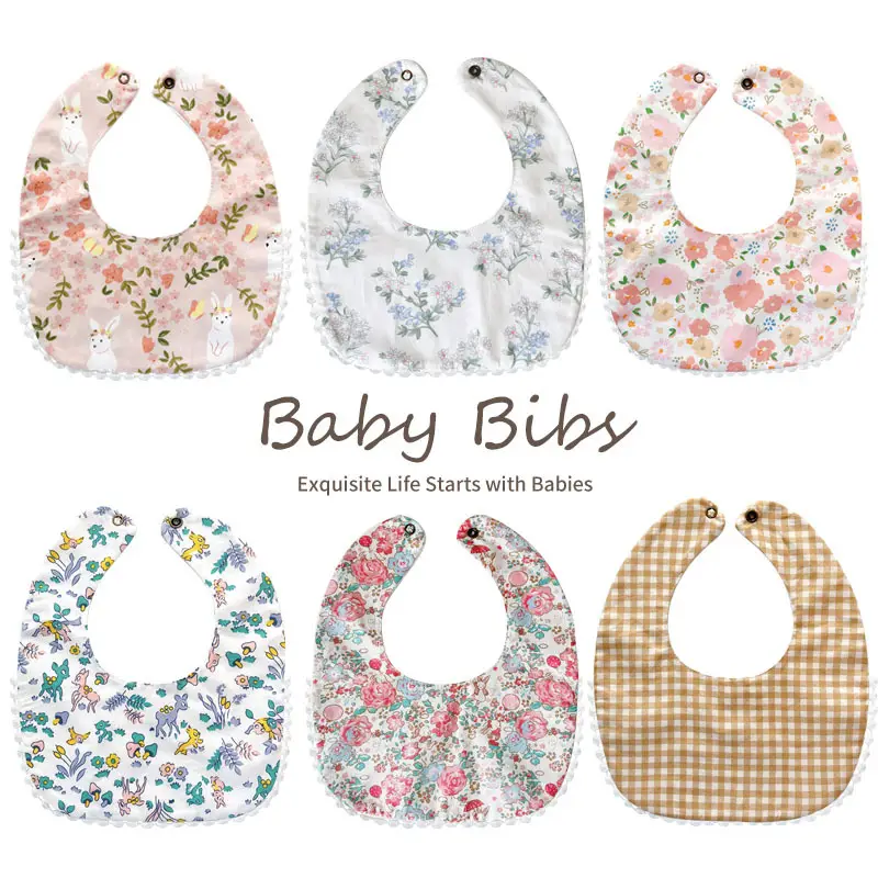 Baby Bibs Cotton Waterproof Newborn Maternal Supplies - Image 15