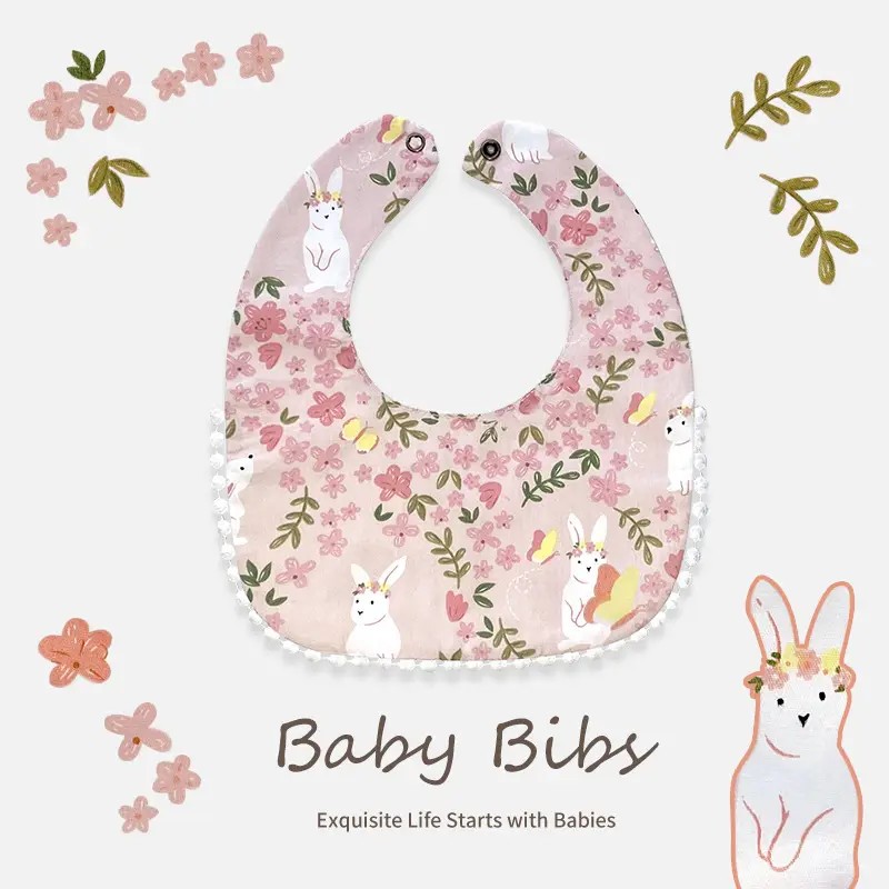 Baby Bibs Cotton Waterproof Newborn Maternal Supplies - Image 4