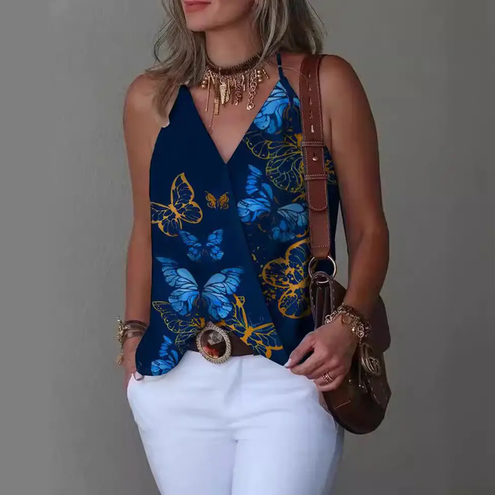 2023 New V-Neck Loose Vest Top for Women - Image 11