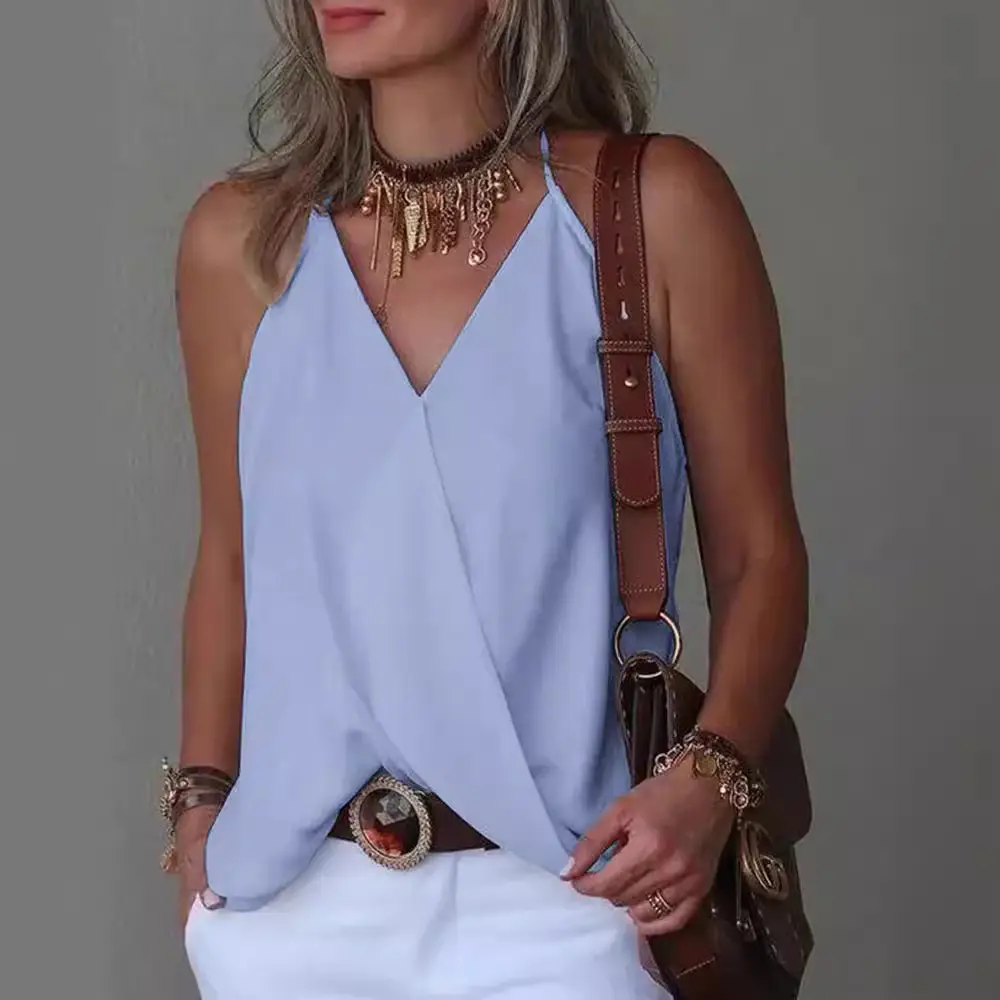 2023 New V-Neck Loose Vest Top for Women - Image 12