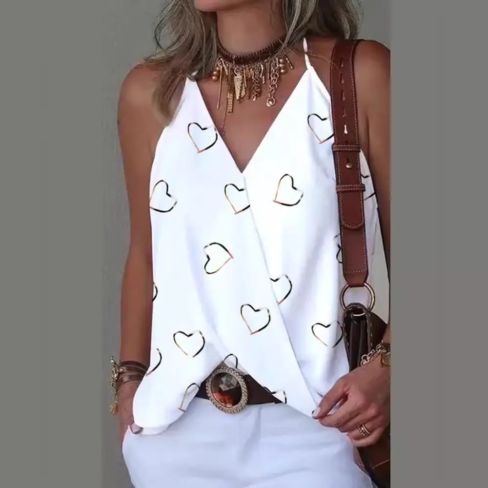 2023 New V-Neck Loose Vest Top for Women - Image 13