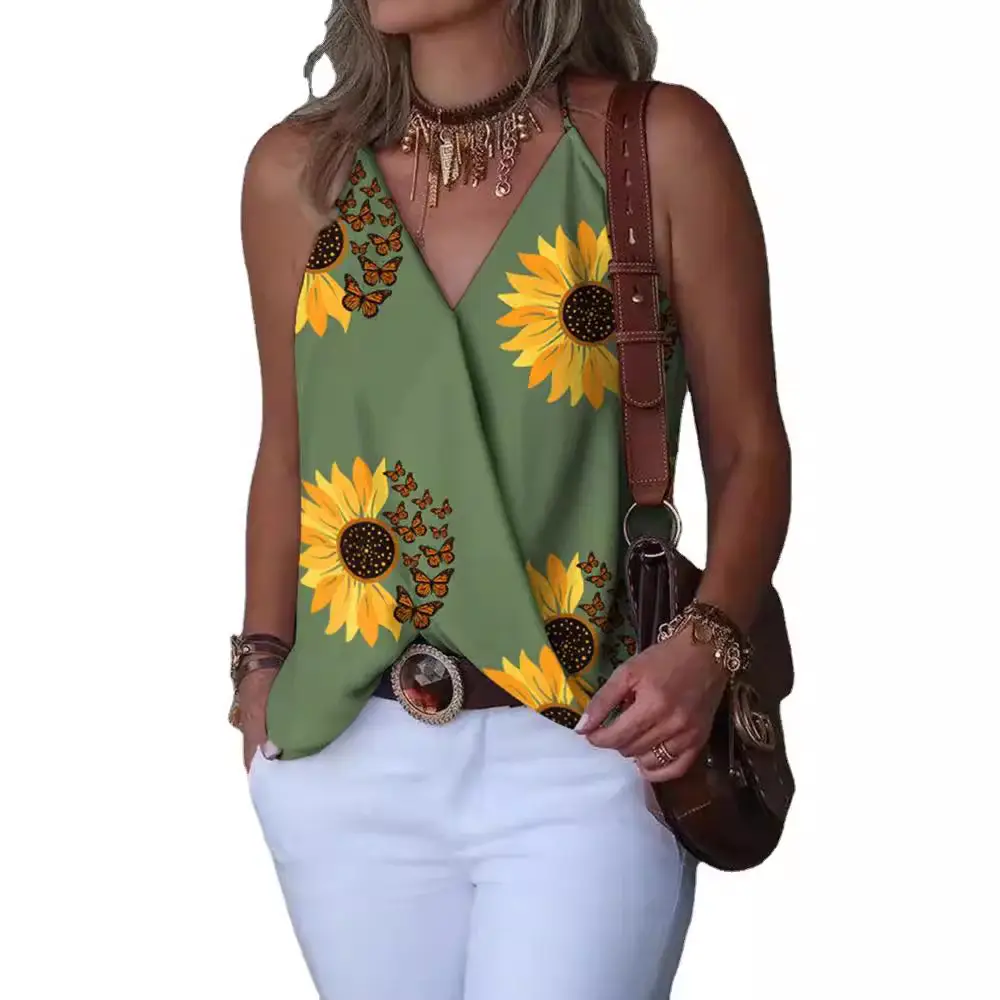 2023 New V-Neck Loose Vest Top for Women - Image 14