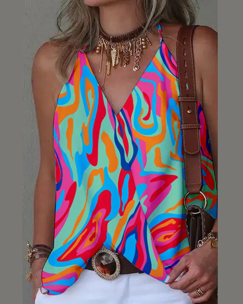 2023 New V-Neck Loose Vest Top for Women — feature 2