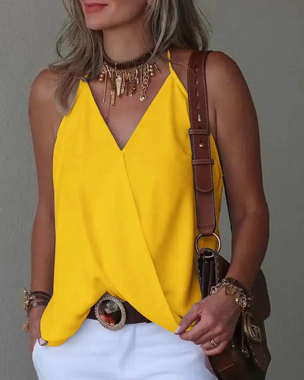 2023 New V-Neck Loose Vest Top for Women - Image 7