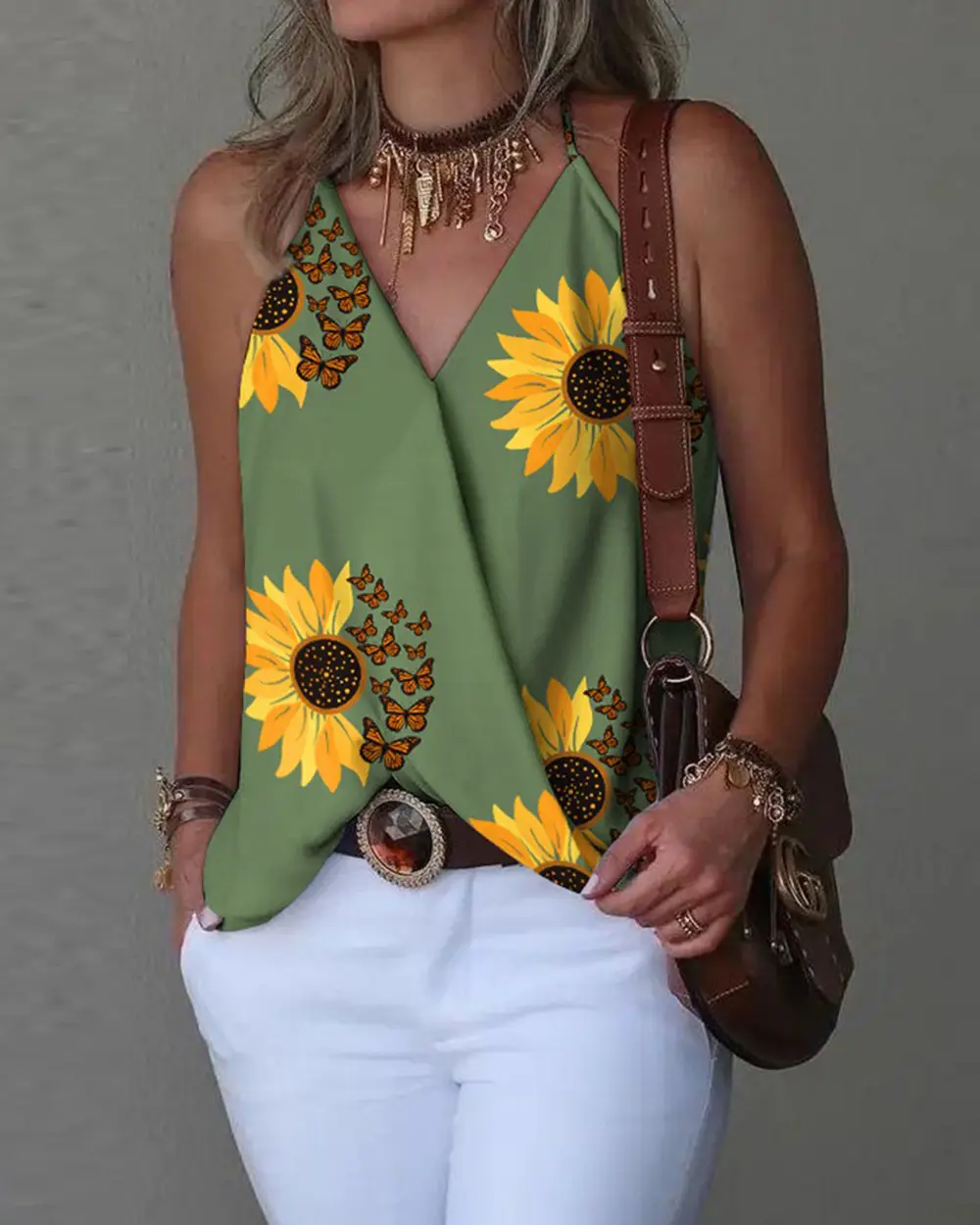2023 New V-Neck Loose Vest Top for Women - Image 9