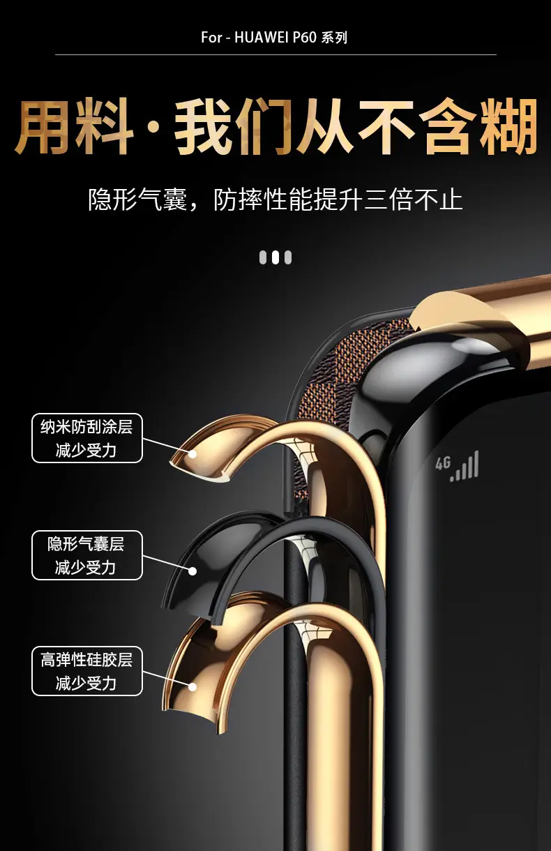 Huawei P60 Pro Intelligent Flip Cover with Chessboard Design — feature 8