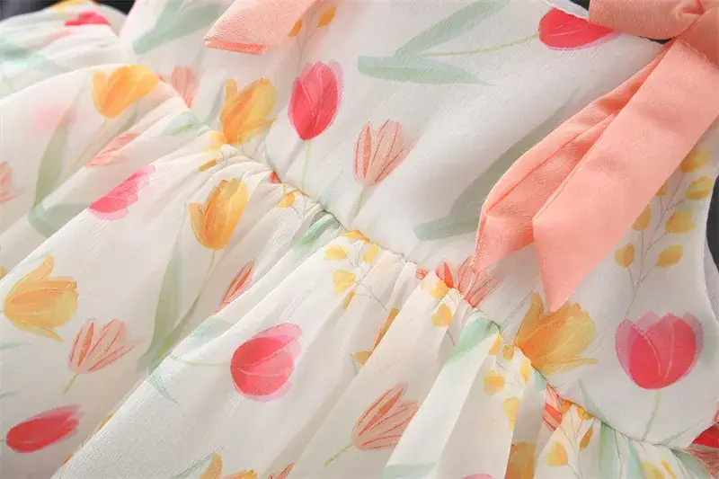 Baby Princess Dress 2023 New Cute Western Style One Year Old — feature 3