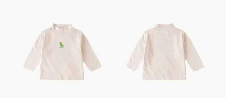 Dudujia Baby Velvet T-Shirt White Long Sleeve — feature 36