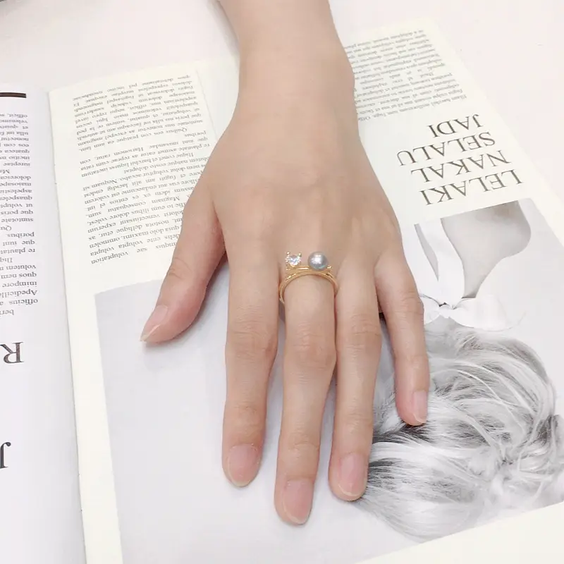 Zhuji Natural Pearl Ring 18K Gold Filled Single - Image 5