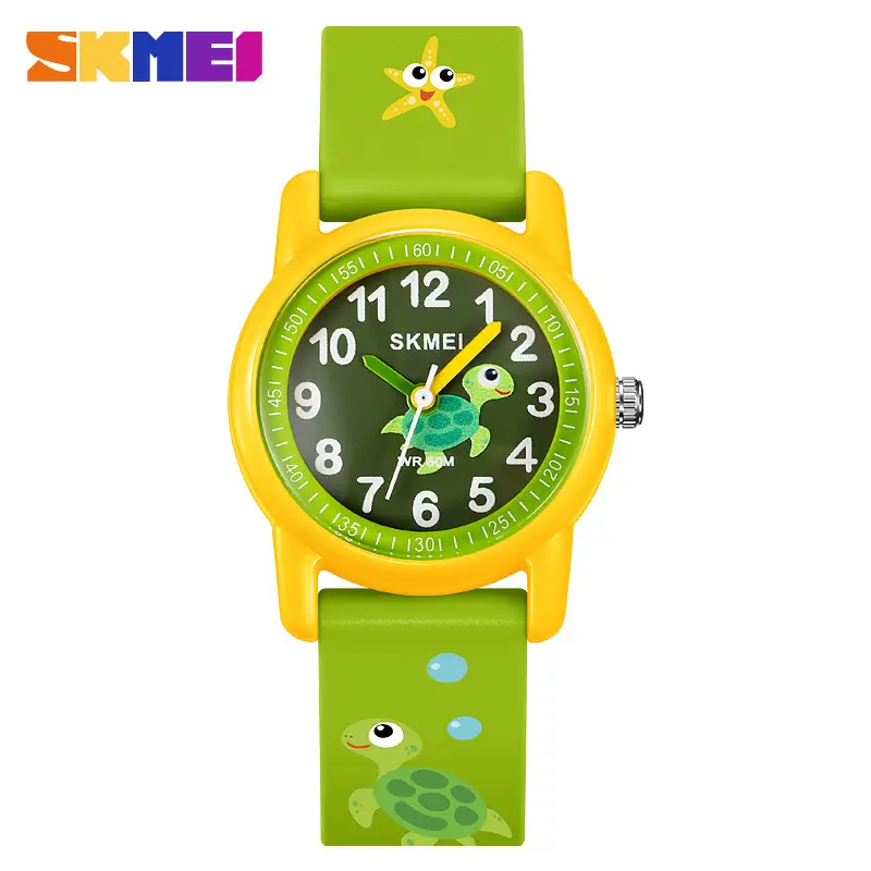 Skmei Kids Dinosaur Animal Dial Waterproof Quartz Watch Blue - Image 10