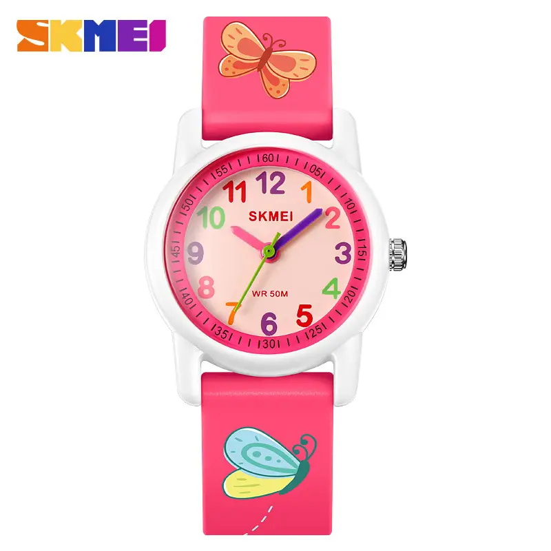 Skmei Kids Dinosaur Animal Dial Waterproof Quartz Watch Blue - Image 11