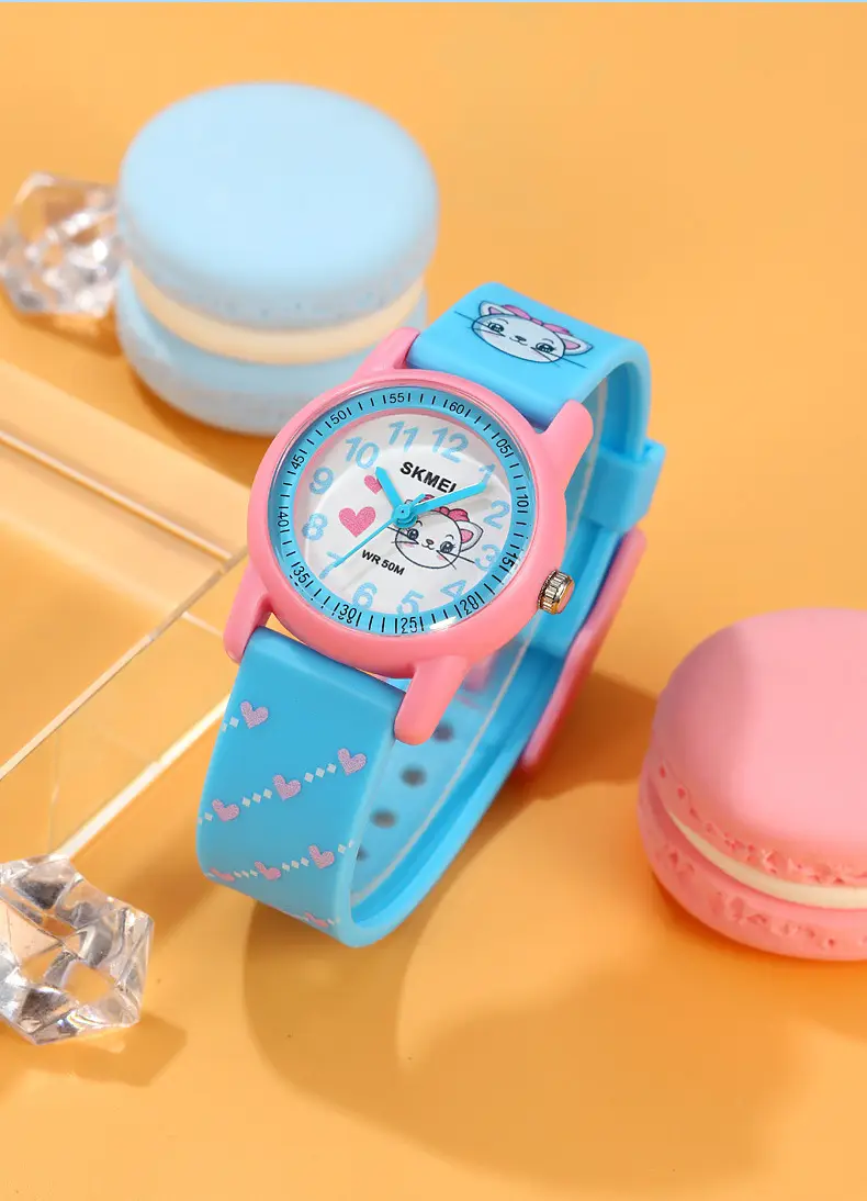 Skmei Kids Dinosaur Animal Dial Waterproof Quartz Watch Blue — feature 14