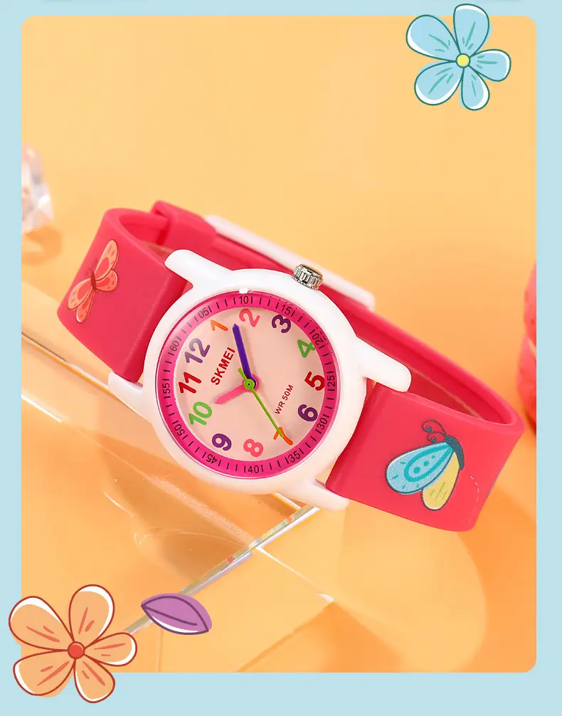 Skmei Kids Dinosaur Animal Dial Waterproof Quartz Watch Blue — feature 22