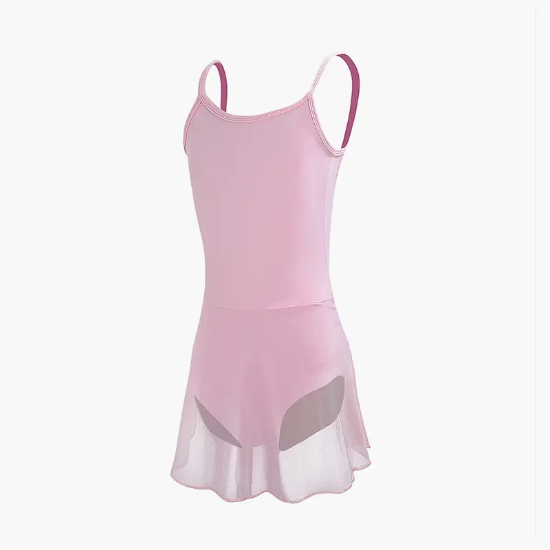 Girls Ballet Exam Leotard Skirt Dance Wear Light Blue - Image 3