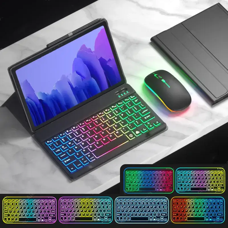 Lenovo 11-inch RGB Bluetooth Keyboard Case with Magnetic Pad - Image 7