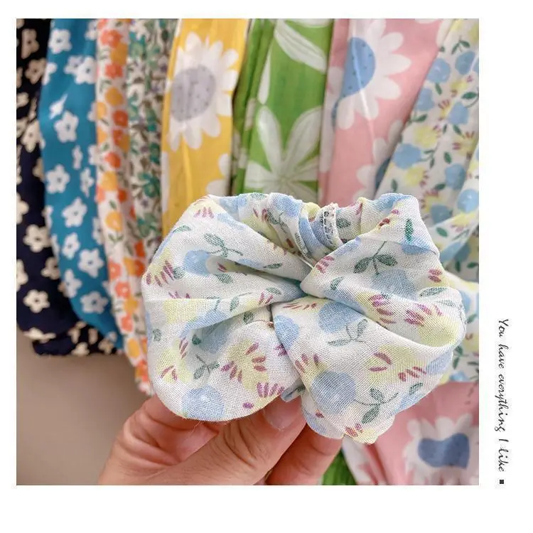 Girls Anti-Mosquito Pants Floral Printed Summer Wear - Image 7