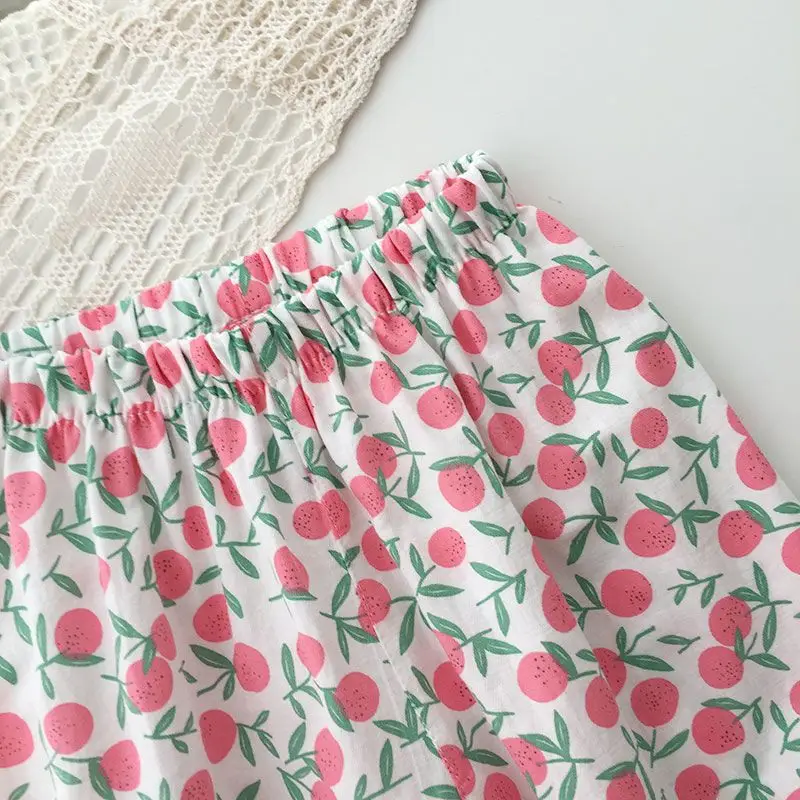 Girls Anti-Mosquito Pants Floral Printed Summer Wear — feature 10
