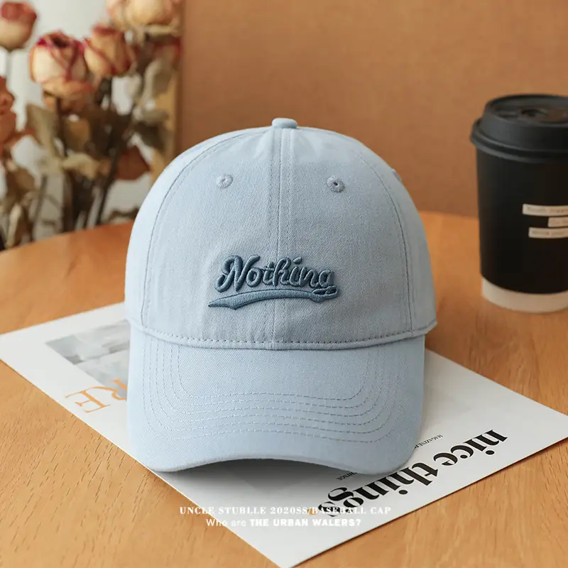 Stubble Beige Baseball Cap with Embroidered Logo — feature 12