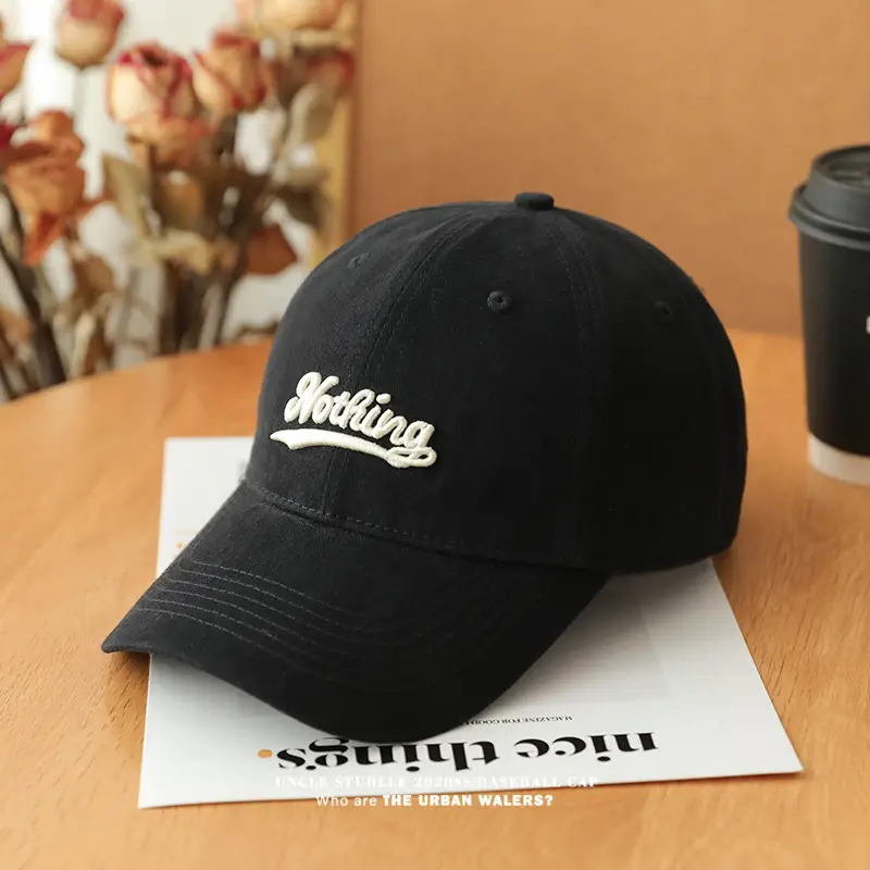 Stubble Beige Baseball Cap with Embroidered Logo — feature 18