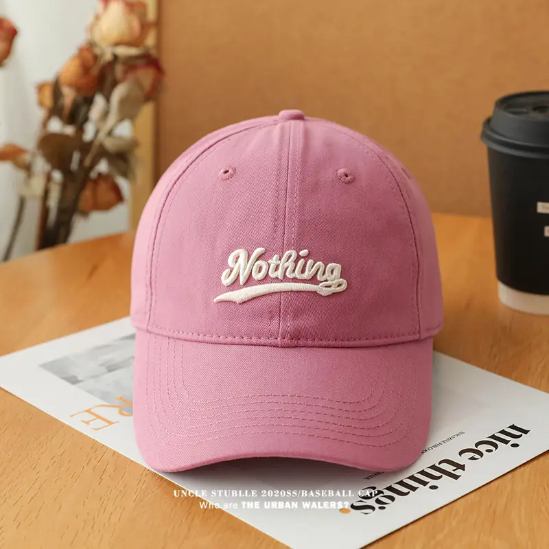 Stubble Beige Baseball Cap with Embroidered Logo — feature 6