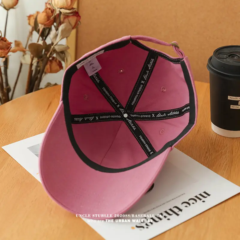 Stubble Beige Baseball Cap with Embroidered Logo — feature 7